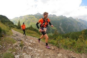 Babett beim Transalpine-Run 2013