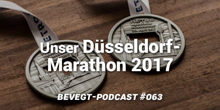 Titelbild: Unsere Finisher-Medaillen vom Düsseldorf Marathon 2017