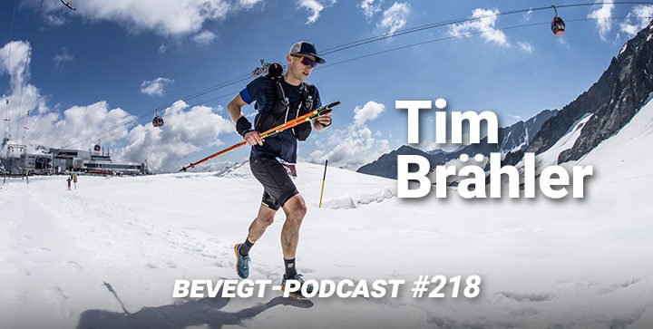 Tim Brähler bei einem Ultramarathon in den Bergen