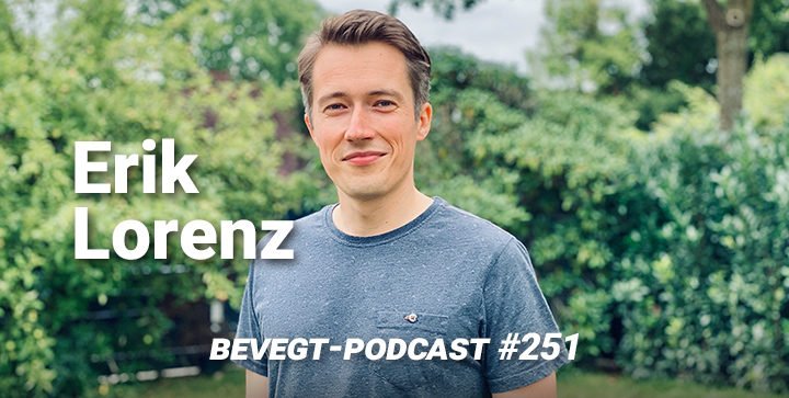 Titelbild: Der Autor, Herausgeber und Podcaster Erik Lorenz