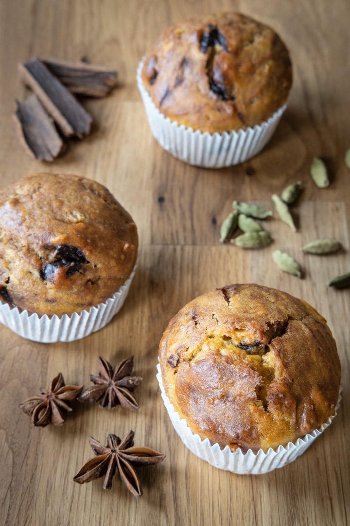 Herbstliche Kürbis-Chai-Muffins: vegan, einfach und lecker » beVegt