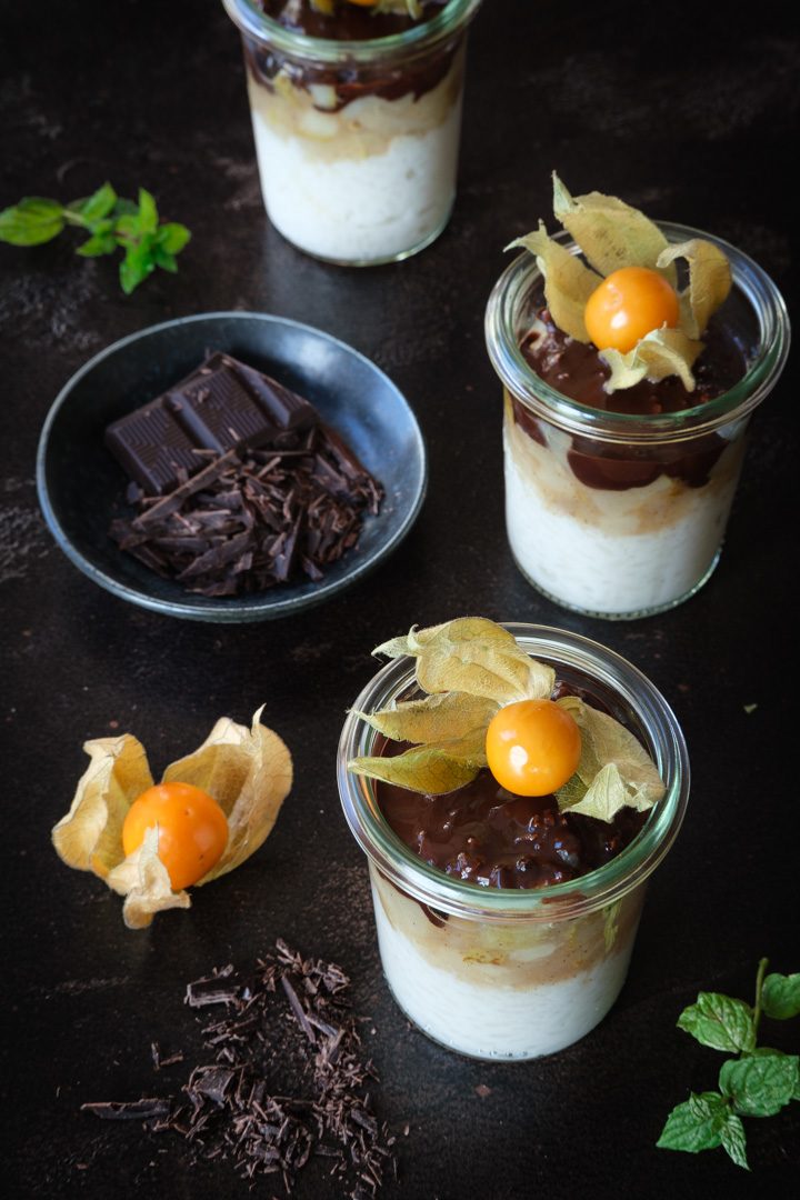 Winterlicher Kokosmilchreis mit Birnen und Schokokruste » beVegt