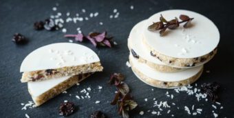 Vegane Kokos-Hafer-Schnitten